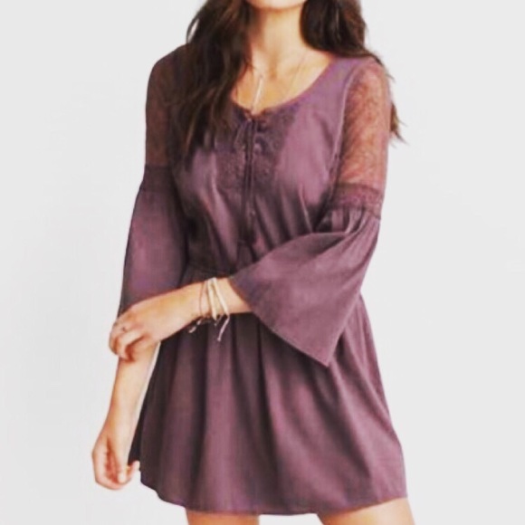 American Eagle Outfitters Dresses & Skirts - American Eagle Purple Boho Dress